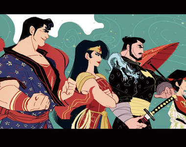 如果正義聯盟是日本武士 我的(?)蝙蝠俠哪有這麼帥？