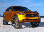 金光閃閃《Infiniti FX》穿上32吋新鞋超霸氣 金光閃閃《Infiniti FX》穿上32吋新鞋超霸氣