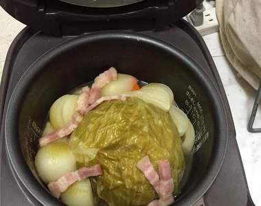 《電鍋高麗菜》邪惡又健康的宵夜文來惹(口水)