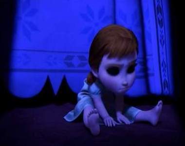 《如果冰雪奇緣是恐怖片》還我可愛的安娜QAQ