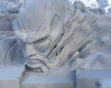 《2016札幌雪祭》未展先轟動 進擊的巨人雪雕真的太壯觀啦~