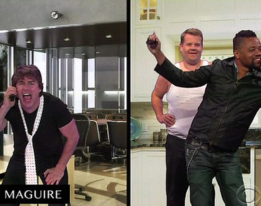 廢到笑《重現阿湯哥電影名場面》連阿湯哥自己都笑場了w