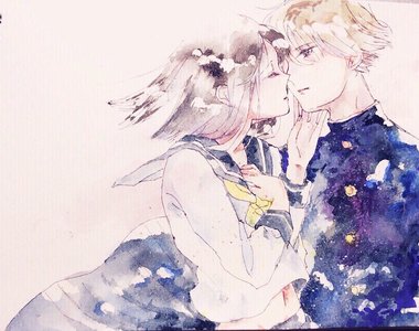 繪師們的推特遊戲《好喜歡水彩畫》那種暈染又溫柔的美感無與倫比