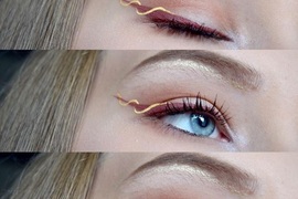 海外大流行《螺旋眼線》纏繞色彩畫出最酷炫的眼妝吧★