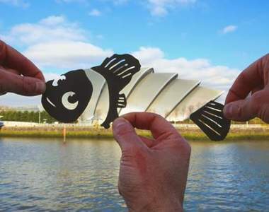 《迪士尼角色剪影》跟風景結合出不同感覺的名場面