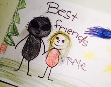 雞皮疙瘩掉滿地《小孩的詭異畫作》他們身邊可能真的有你看不見的朋友......