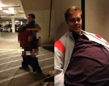 網友奇行喬裝《兩人扮一人》一種兩人同行一人免費的概念？