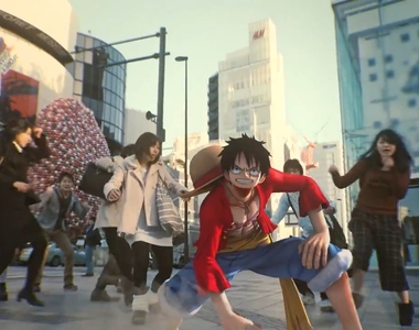 新廣告超帶感《海賊王 燃燒之血》魯夫澀谷街頭激戰