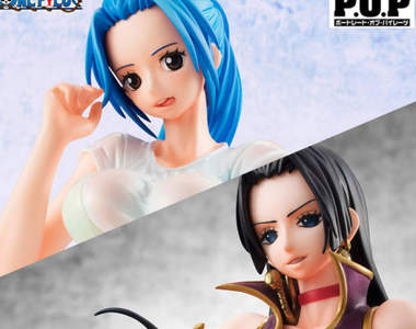 航海王《王女薇薇＆女帝》美之競豔模型　毒氣腐蝕衣物的夢幻場面♥