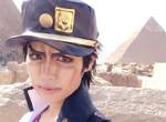 真的跑去埃及取景的《空條承太郎COSPLAY》警察比白金之星有用多了…… 真的跑去埃及取景的《空條承太郎COSPLAY》警察比白金之星有用多了……