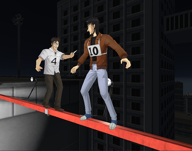 PSVR《賭博默示錄VR～絕望的橫渡鋼筋～》給開司一罐啤酒！