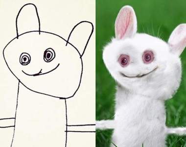 微閱覽注意《把兒子的畫變成真的照片》小孩創造的東西總是最詭異......