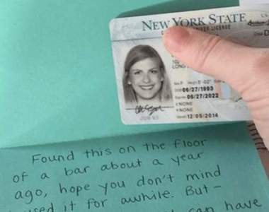 網友拾回《一年前遺失的身份證》但感謝信內容卻讓她笑不起來...