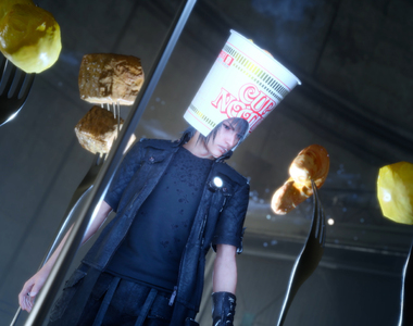 《FF15x日清泡麵》原來王子修練十年就是為了當一碗了不起的泡麵...