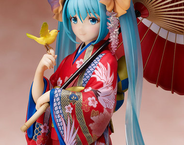 超美《初音未來花色衣》模型 這麼優雅氣質的初音你能不敗嗎？