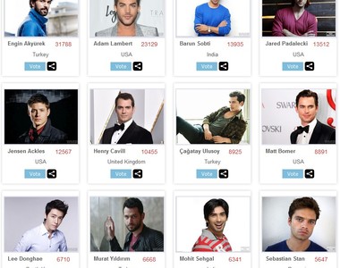 《最帥＆最美投票》帥哥美女一整頁就是賞心悅目