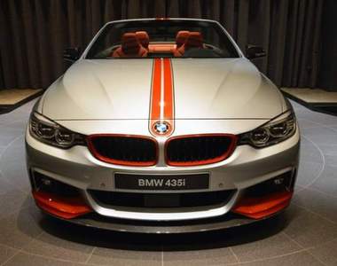 上空加辣《BMW 435i Convertible》橘紅元素好妝點