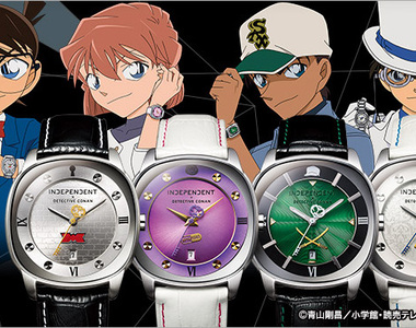 《名偵探柯南 20周年紀念手錶》推出了四位角色款喔～是說小蘭姐姐款咧？
