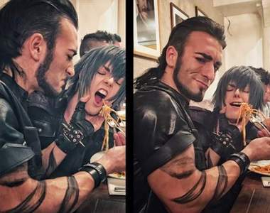 超越CG的cosplay《FF15格拉迪歐》和王子的互動超有愛啊啊❤