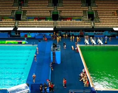 里約大冒險懶人包《里約奧運狂出包》跳水池一夜之間變綠色沼澤…