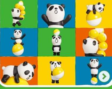 轉蛋《熊貓之穴的熊貓之穴》終於將輪到最逗品牌的吉祥物登場✿