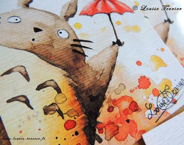 法國畫家《Louise Terrier》揮灑出宮崎駿不一樣的奇幻水彩風格