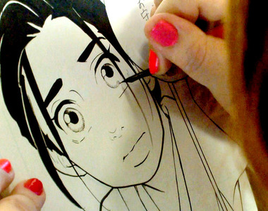 《繪師平常使用的作畫工具》標籤貼紙也有意想不到的妙用