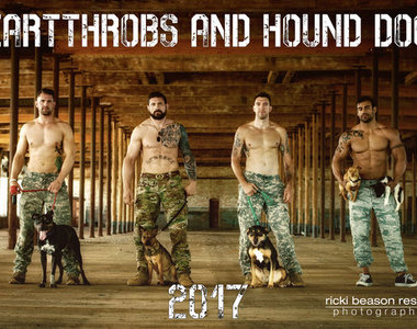 流浪狗協會推出《猛男與狗狗》2017月曆 超有愛的反差萌（心）