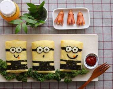 夢幻美食《小小兵蛋包飯》吃之前要大喊banana～