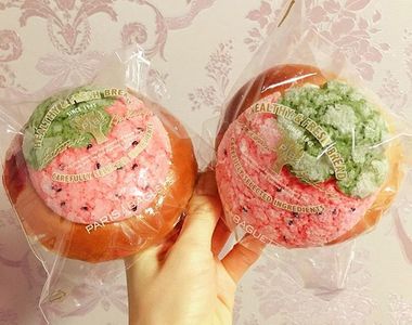 韓國話題美食《PARIS BAGUETTE草莓奶油麵包》草莓季新歡就是你啦