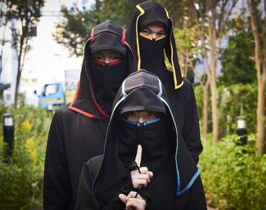 差一步就成不審者《忍者服》穿上小心被警察北北盤問喔ww(喂)
