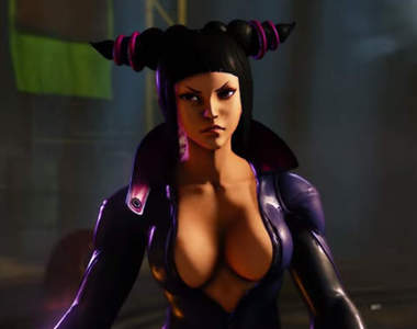 《快打旋風5》蛛俐（Juri）性感開胸裝MOD　PC版玩家好有眼福