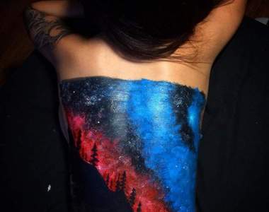 《人體3D繪畫》利用人體當畫布創作的視覺幻象藝術