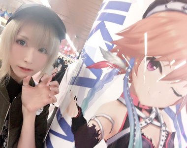 《灰姑娘女孩週年慶車站廣告》聲優們也都悄悄的來朝聖囉~