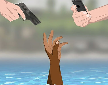 《20張插畫表現人們被社群網站綁架的現況》放下手機立地成佛啊～