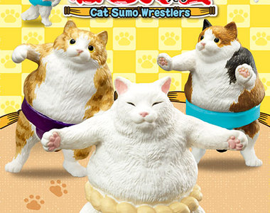 《貓咪力士食玩》化身肥嘟嘟相撲力士的貓貓魅力無限放大～♥