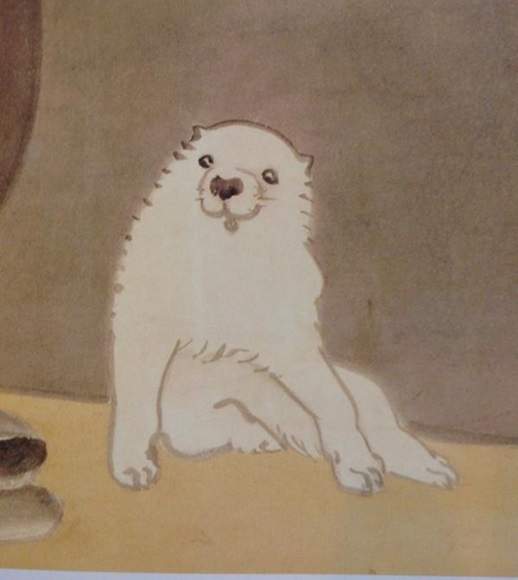 真實呈現日本畫狗狗 只需要厚紙板跟狗狗的鼻子