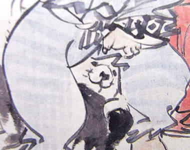 《真實呈現日本畫狗狗》只需要厚紙板跟狗狗的鼻子?