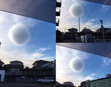 《日本發現奇妙圓球雲朵》你覺得像兔兔尾巴還是比熊犬的頭呢?