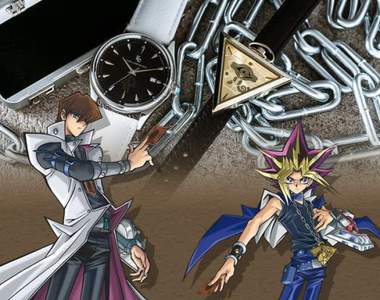 《遊戲王時尚限定錶》加入千年積木跟青眼白龍的設計太酷啦