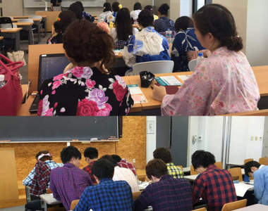 日本大學《浴衣日VS格子襯衫日》難道這就是理科跟人家的不同嗎ww(淚)