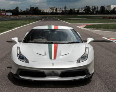 獨一無二《Ferrari 458 MM Speciale》夢幻白馬超有型