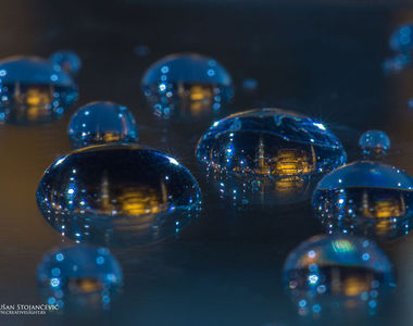 《水珠中的城市》微觀攝影的大世界