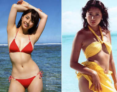 《相撲級寫真女星》平成VS昭和跨世代的美女對決排行榜