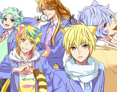 全部都是《中村悠一》私立團團喵美貓學園 這就是自攻自受啊(笑