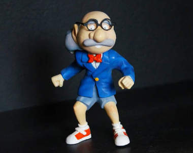 柯南粉絲自製《黑化阿笠博士公仔》這傢伙絕對是幕後黑手……