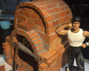 百圓商店《迷你磚塊製作披薩窯》超迷你窯烤披薩真的能成功嗎?