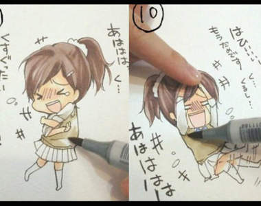 《爆萌著色畫》Twitter繪師超嶄新的著色漫畫引發推民瘋傳♥