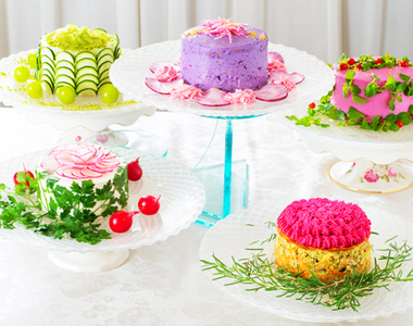 夢幻外型的《蛋糕沙拉》這是給甜點奴希望的天使料理ଘ(੭*ˊᵕˋ)੭