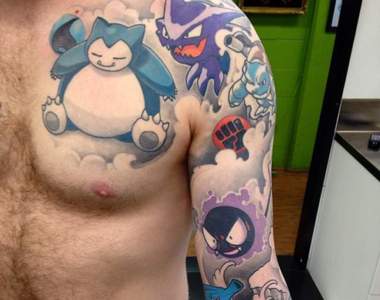 《精靈寶可夢刺青》Pokemon Go大流行喚醒大家的童心